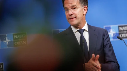 El Secretario General de la OTAN, Mark Rutte, ofrece una conferencia de prensa conjunta