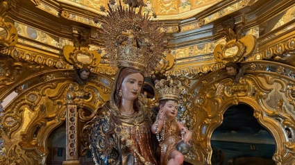 Virgen de la Bella en su camarín