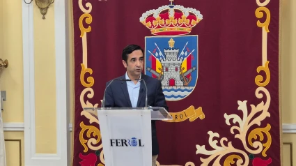 José Manuel Rey Varela en la rueda de prensa tras la Junta de Gobierno Local de Ferrol