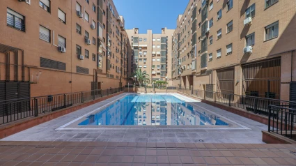 Interior de una comunidad de vecinos