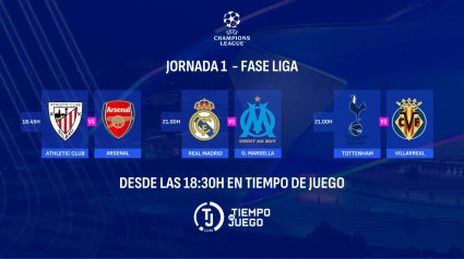Debut de Athletic, Real Madrid y Villarreal en Champions League