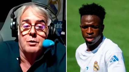 Siro López y Vinicius Junior