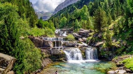 Gradas de Soaso en el Parque Nacional de Ordesa y Monte Perdido