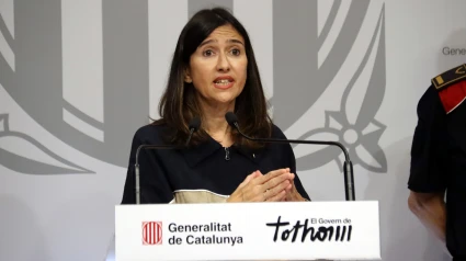 La consellera de Interior, Núria Parlon, explica los incendios más graves