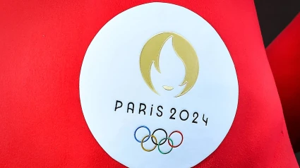 Imagen del logotipo oficial de los Juegos Olímpicos de París 2024.