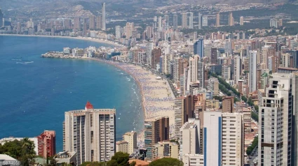 Vistas de Benidorm (Alicante).