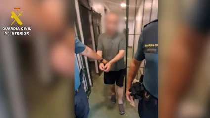 Acusado entrando en Palacio de Justicia de Cartagena