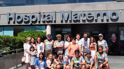 Los corredores en uno de los retos anteriores en el Hospital
