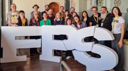 Foto de familia de ponentes y organizadores, en 2024