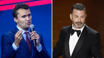 Charlie Kirk y Jimmy Kimmel