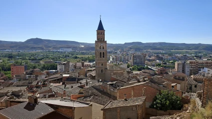 Vista de la ciutat de Fraga, la capital del Baix Cinca.