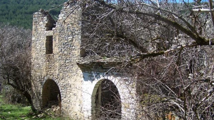 Ruinas en el pueblo de Ainielle