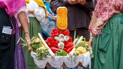 La Ofrenda de Frutos se celebra en Zaragoza cada 13 de octubre