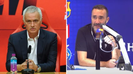 José Mourinho y Juanma Castaño