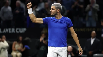 Carlos Alcaraz se anotó el dobles