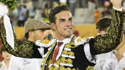 Fernando Adrián, en su tarde de triunfo en Guadalajara