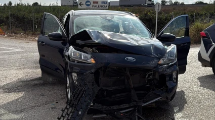 Así quedó el vehículo tras el impacto