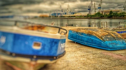 Foto de portada del Calendario 2025 "CHOVE EN FERROL"