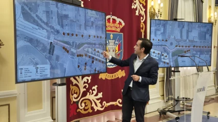 El alcalde de Ferrol este lunes tras la celebración de la Junta de gobierno