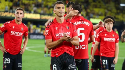 Lucas Torró, de Osasuna, tras el partido en Villarreal