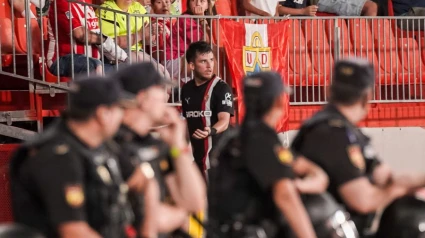 Guille Rosas fue expulsado en Almería