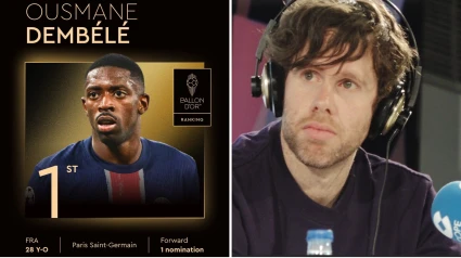 Dembélé y Dani Senabre