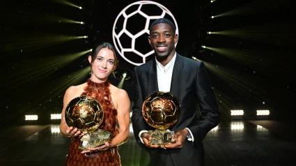 Aitana Bonmatí y Dembele, ganadores del Balón de Oro