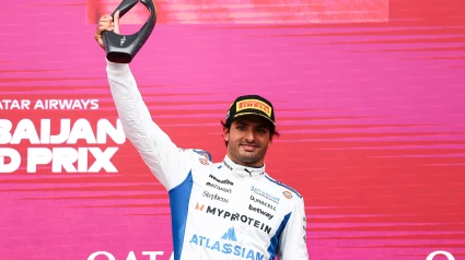 Carlos Sainz, tercero en el Gran Premio de Azerbayán