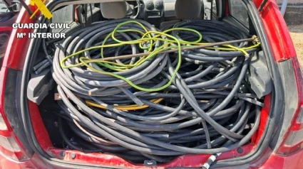 Material incautado por los agentes de la Benemérita