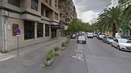 La pelea se desarrollo entre el estanco 24 horas y el hotel Alcántara en la avenida virgen de Guadalupe
