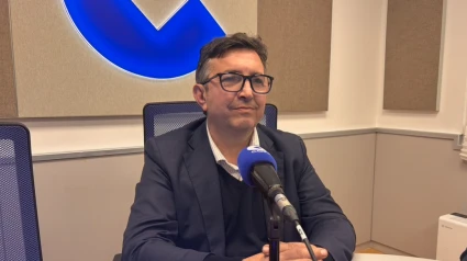 Vicente Lafuente en los estudios de COPE Valencia