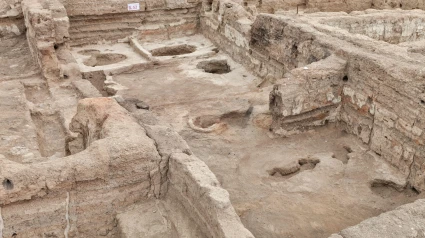 2WXYJ96 Catalhoyuk archeological site, Konya province, Turkey