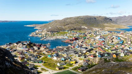 Qaqortoq, sur de Groenlandia, regiones polares