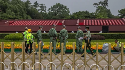 Fotografía recurso de soldados chinos