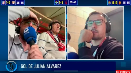 Rubén Martín narra el gol de Pep Chavarría en el Estadio Metropolitano para Tiempo de Juego