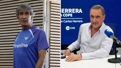 Manuel Pellegrini y Carlos Herrera