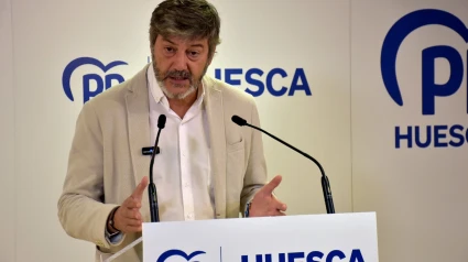 Gerardo Oliván, presidente del PP de Huesca