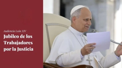 El Papa ha participado en el Jubileo de la Justicia
