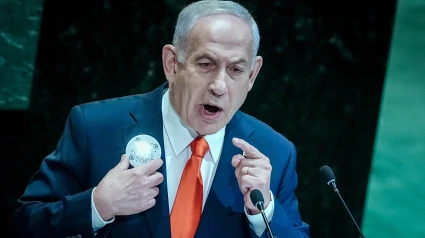 Benjamin Netanyahu el pasado viernes ante Naciones Unidas