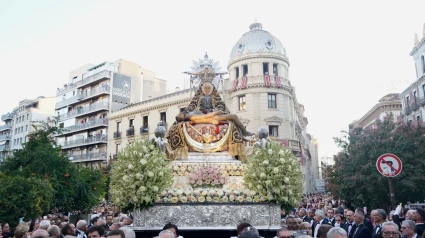 Procesión de la Virgen de las Angustias de año pasado