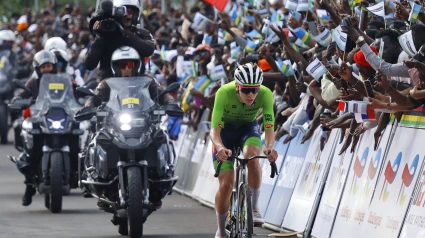 Pogacar conquistó en solitario el Mundial de Ruanda, el primero celebrado en África.