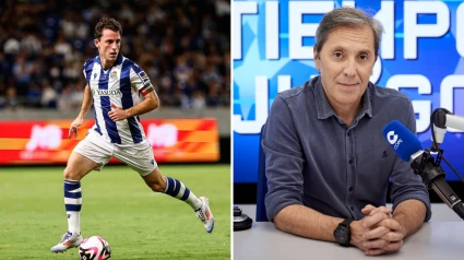 La reacción de Paco González al gol de Odriozola en el Barça-Real Sociedad