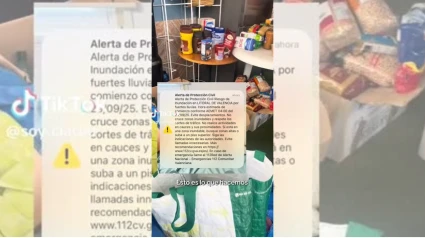 Vídeo de Clara en TikTok