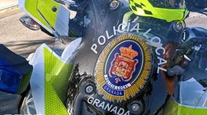 Moto de la Policía Local de Granada
