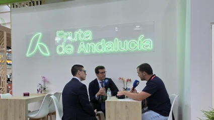 Juan Manuel Vivas, gerente de Fruta de Andalucía, y Francisco José Alfaro, presidente