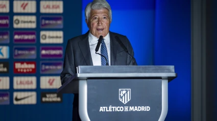 Enrique Cerezo, presidente del Atlético de Madrid