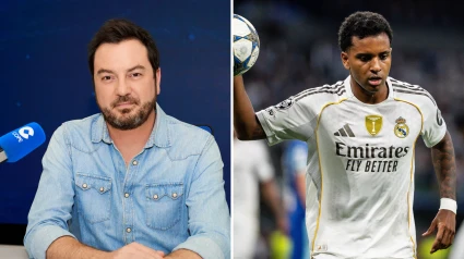 Jorge Bustos y Rodrygo Goes