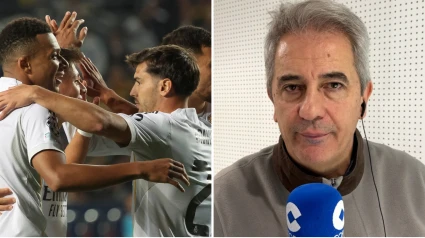 Manolo Lama y los jugadores del Real Madrid