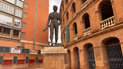 Imagen de la estatua ya colocada