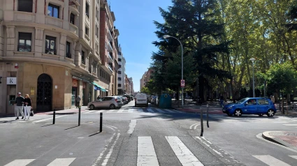Calle Francisco Bergamín de Pamplona